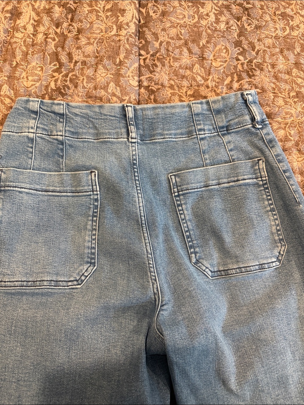 Anthropologie Light Blue Wide-Leg Jeans - Picture 4 of 6